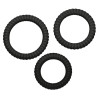 You2Toys Lot de 3 cockrings silicone Lust Noirs